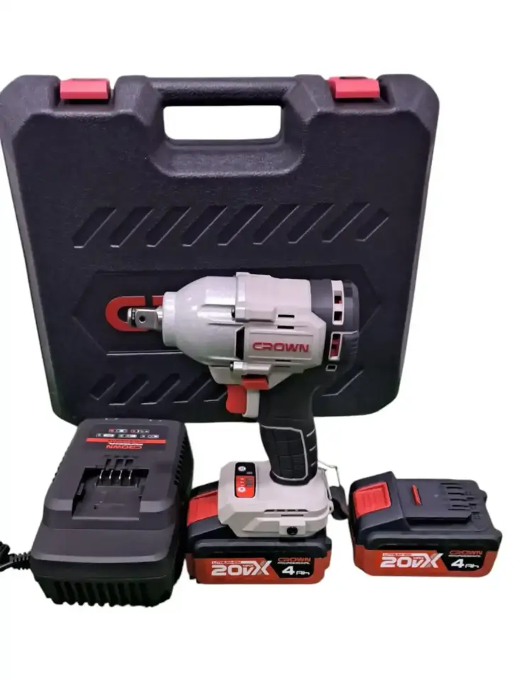 جهاز فك البراغي بالبطارية clé à choc CROWN 20 V BRUSHLESS CT22050HX-4 bmc