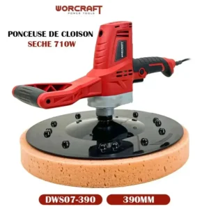 الة صنفرة الجدران 710 وات 390 مم Ponceuse murale 710 watts 390 mm WORCRAFT