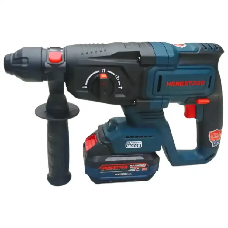 الة الثقب و الحفر بالبطارية marteau perforateur HONESTPRO a batterie 21V YAE2649