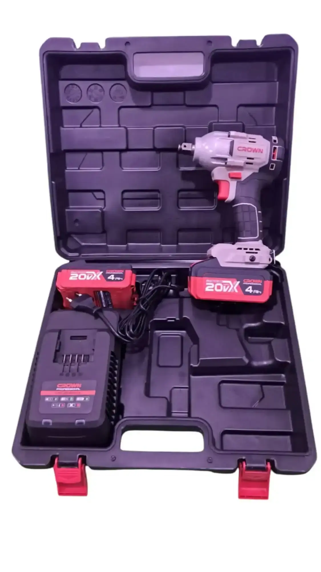 جهاز فك البراغي بالبطارية clé à choc CROWN 20 V BRUSHLESS CT22050HX-4 bmc - الصورة 3