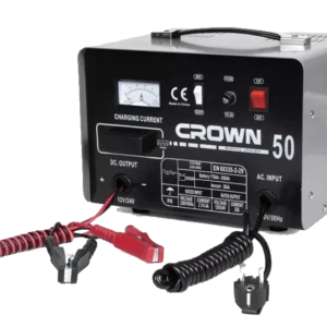 شاحن بطارية السيارات الأصلي من كراون متوافق مع كل السيارات Chargeur De Batteries De Voitures Et Motos 12V/24V CROWN CT37006