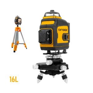جهاز ليزر داتي التسوية 16لينNiveau Laser 4D 16 Lignes 2 Batteries avec Trépied DINGQI