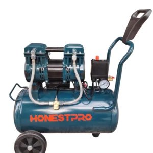 ضاغط هواء خالٍ من الزيت فائق الهدوء سعة24 لتر ضاغط هواء خالٍ من الزيت فائق الهدوء سعة24 لتر  ضاغط هواء خالٍ من الزيت فائق الهدوء سعة24 لتر Compresseur d'air silencieux et sans huile 24L HONESTPRO+5piess