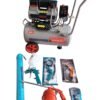 ضاغط هواء خالٍ من الزيت فائق الهدوء سعة24 لتر comprisseur dair 24litre silencieux760w crown +5kites