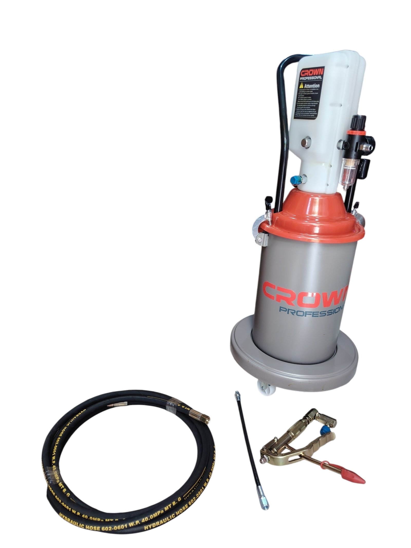 مضخة التشحيم بالهواء Pompe À Graisse Pneumatique 12L CROWN CT38097 (نسخة) - الصورة 4