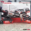 Meuleuse d’angle sans-fil 125mm 2 batteries 20V 4Ah CROWN CT23028-125XS-4 BMC
