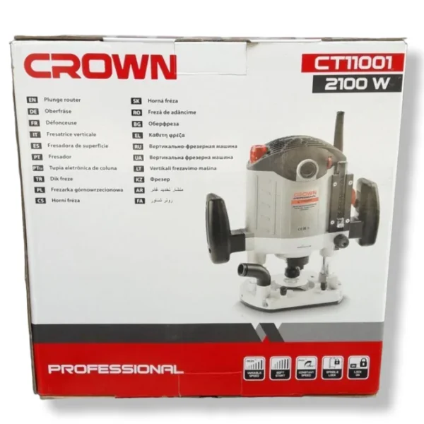 مصنفرة كهربائية Défonceuse électrique CROWN 2100W CT11001 - الصورة 4